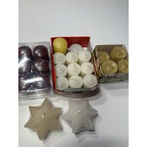 NEW Variety Of Vintage Votive Candles Lot Of 26